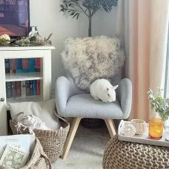 Beliani Sillón Gris Claro BJARN -Sillones Ventas undef src sa picid 844727 type whitesh image scaled