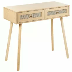 Beliani Consola De Madera Clara 88 X 40 Cm ODELL 12 Beliani Consola De Madera Clara 88 X 40 Cm ODELL -Sillones Ventas undef src sa picid 848813 type whitesh image