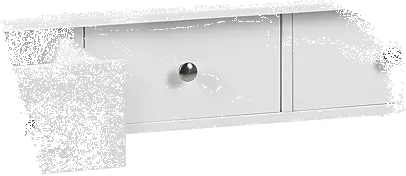 Beliani Consola Blanca 90 X 40 Cm GALVA 4 Beliani Consola Blanca 90 X 40 Cm GALVA - Imagen 4