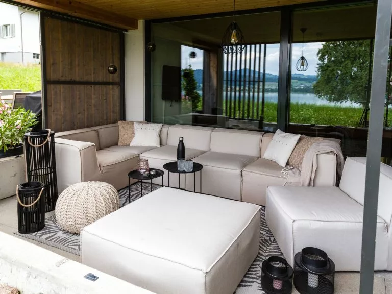 Beliani Conjunto De 2 Mesas De Centro De Metal Negro TWINS - Imagen 8