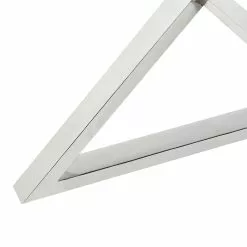 Beliani Mesa De Comedor De Vidrio Templado Transparente/plateado ⌀ 105 Cm BOSCO -Sillones Ventas undef src sa picid 850596 type whitesh image scaled