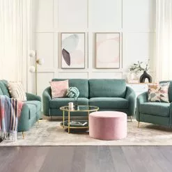 Beliani Sillón De Poliéster Verde Menta/dorado TROSA 12 Beliani Sillón De Poliéster Verde Menta/dorado TROSA -Sillones Ventas undef src sa picid 851860 type whitesh image scaled