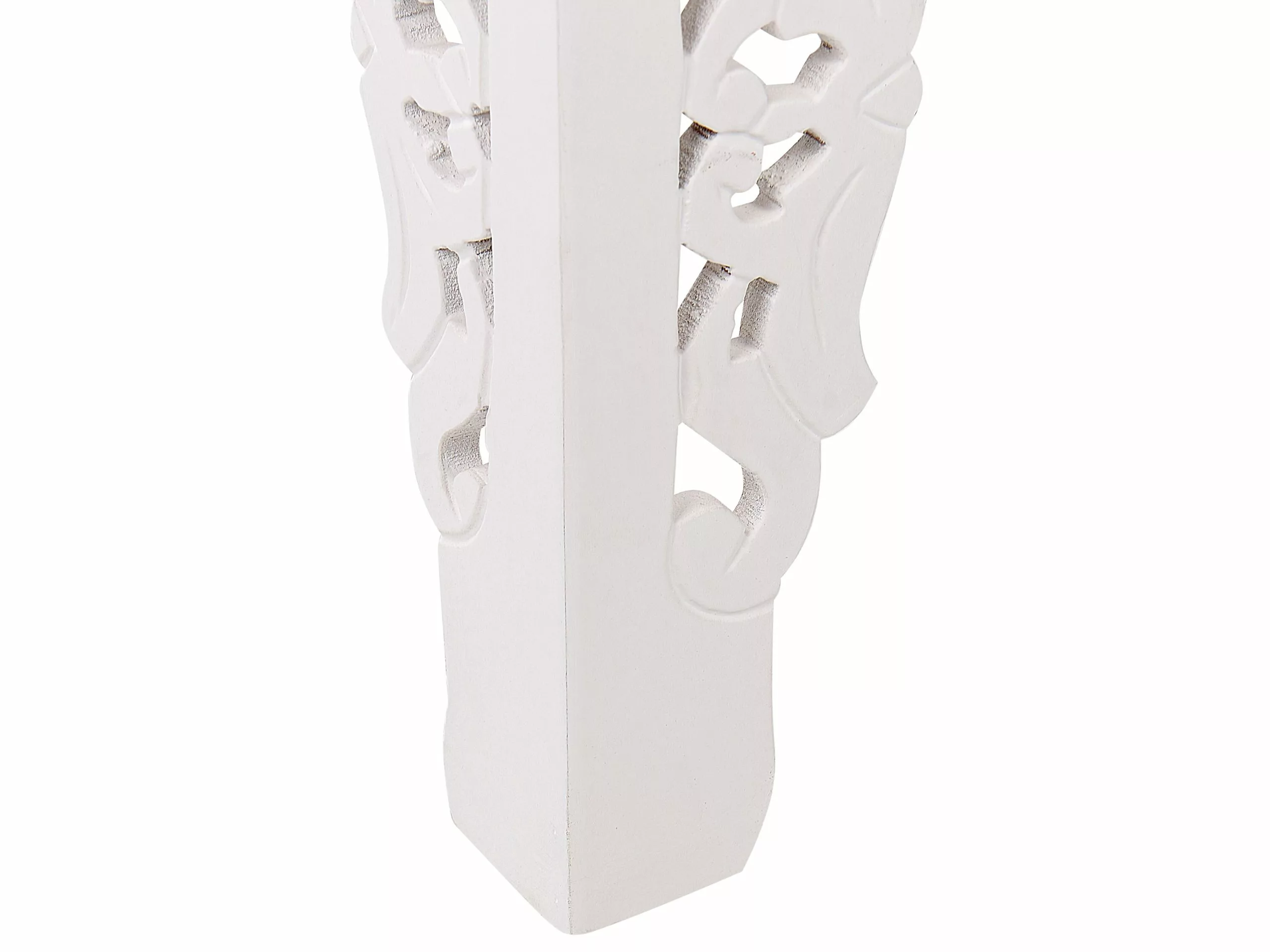 Beliani Conjunto De 2 Mesas Auxiliares Blancas AMADPUR - Imagen 8