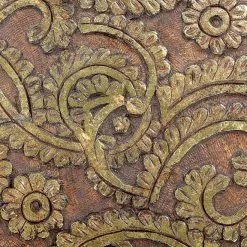 Beliani Conjunto De 2 Mesas De Madera De Mango Oscura/dorado CHANPI -Sillones Ventas undef src sa picid 852221 type whitesh image scaled