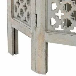 Beliani Mesa Auxiliar De Madera De Mango Gris Claro ø 45 Cm JAGORI -Sillones Ventas undef src sa picid 852335 type whitesh image scaled