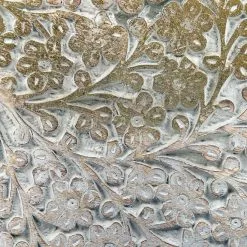 Beliani Mesa Auxiliar De Madera De Mango Gris Claro ø 45 Cm JAGORI -Sillones Ventas undef src sa picid 852336 type whitesh image scaled