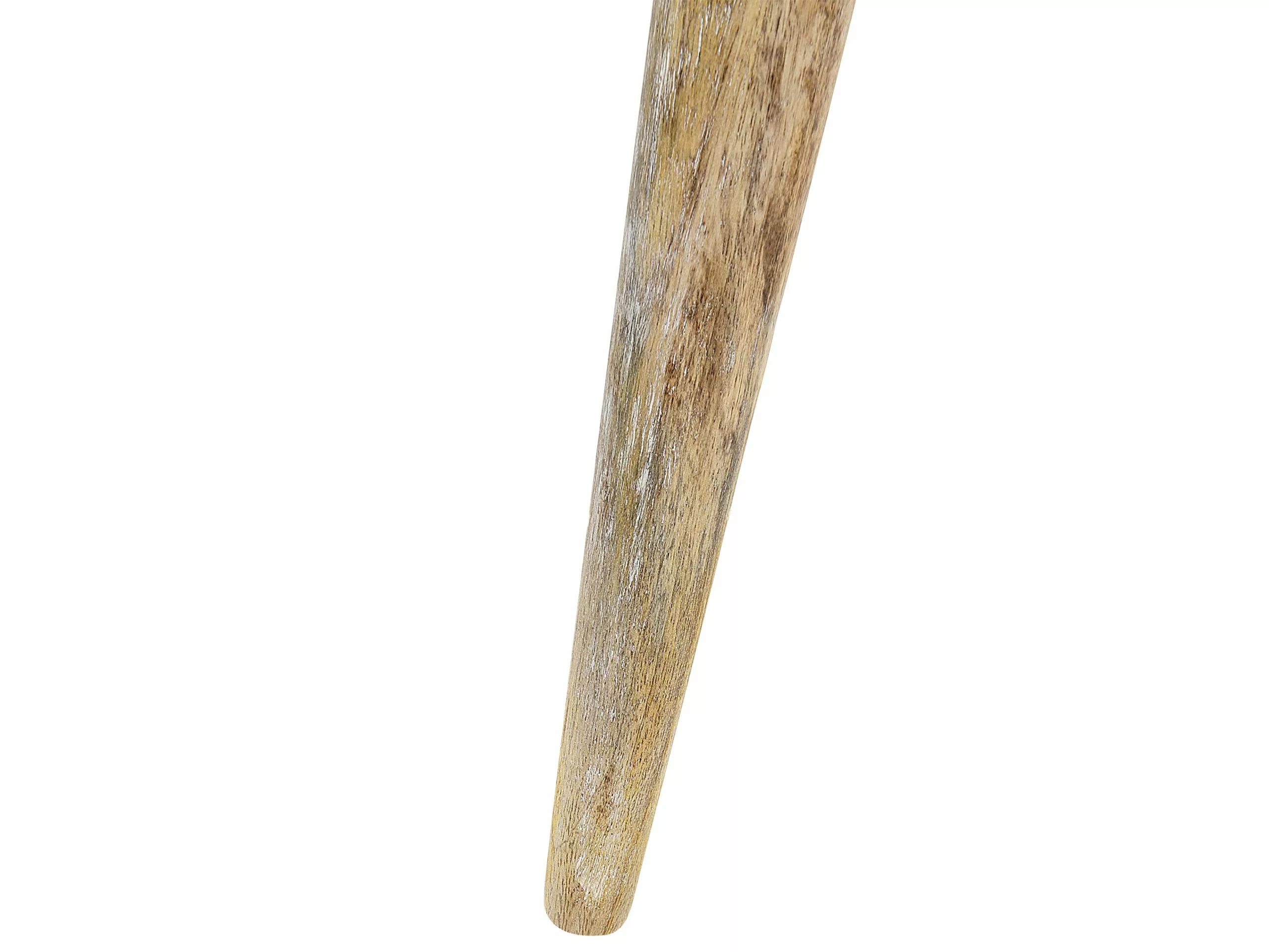 Beliani Conjunto De 2 Mesas De Madera De Mango Clara/blanco HURSI 5 Beliani Conjunto De 2 Mesas De Madera De Mango Clara/blanco HURSI - Imagen 5