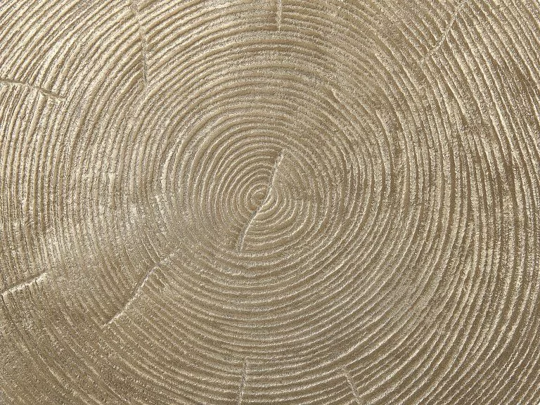 Beliani Mesa Auxiliar De Metal Dorado/negro ⌀ 33 Cm MUNNAR 5 Beliani Mesa Auxiliar De Metal Dorado/negro ⌀ 33 Cm MUNNAR - Imagen 5