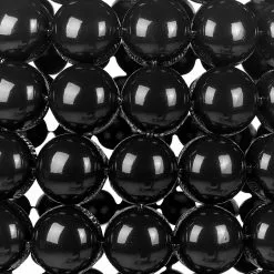 Beliani Mesa Auxiliar Negra ⌀ 28 Cm UHANA -Sillones Ventas undef src sa picid 854150 type whitesh image scaled